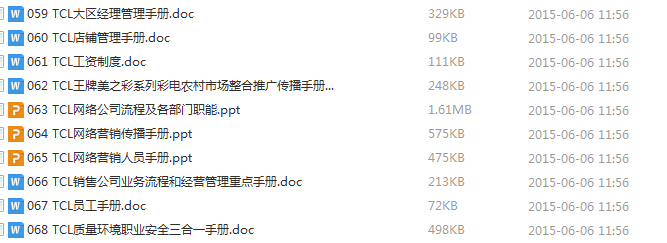 TCL企业内部管理资料