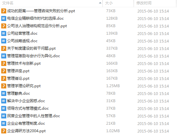 【管理技能】培训资料 免费下载